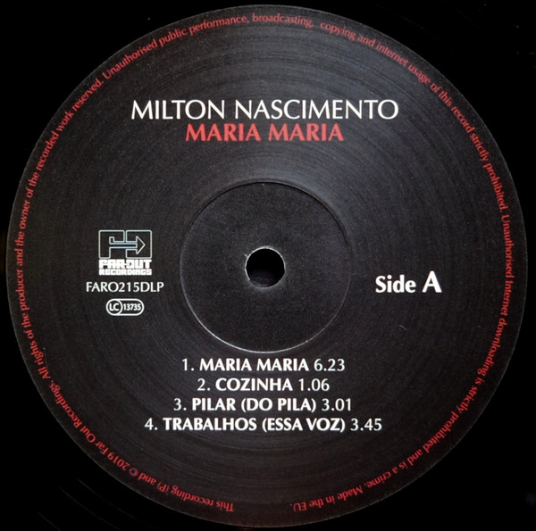 Milton Nascimento - Maria Maria | Far Out Recordings (FARO215DLP) - 3