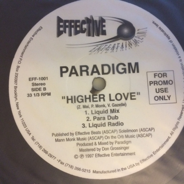 Paradigm - Higher Love | Effective Entertainment (EFF-1001) - 3 Paradigm - Higher Love | Effective Entertainment (EFF-1001) - 3