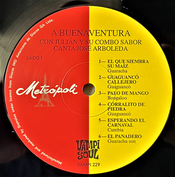 Julian Y Su Combo - A Buenaventura | Vampi Soul (VAMPI 229) - 3 Julian Y Su Combo - A Buenaventura | Vampi Soul (VAMPI 229) - 3