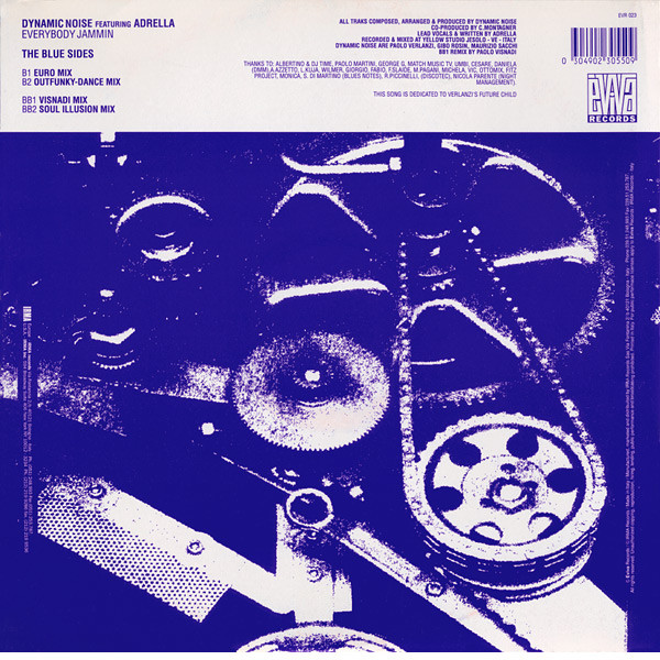 Dynamic Noise Featuring Adrella - Everybody Jammin (The Blue Sides) | Èviva Records (EVR 023) - 2 Dynamic Noise Featuring Adrella - Everybody Jammin (The Blue Sides) | Èviva Records (EVR 023) - 2