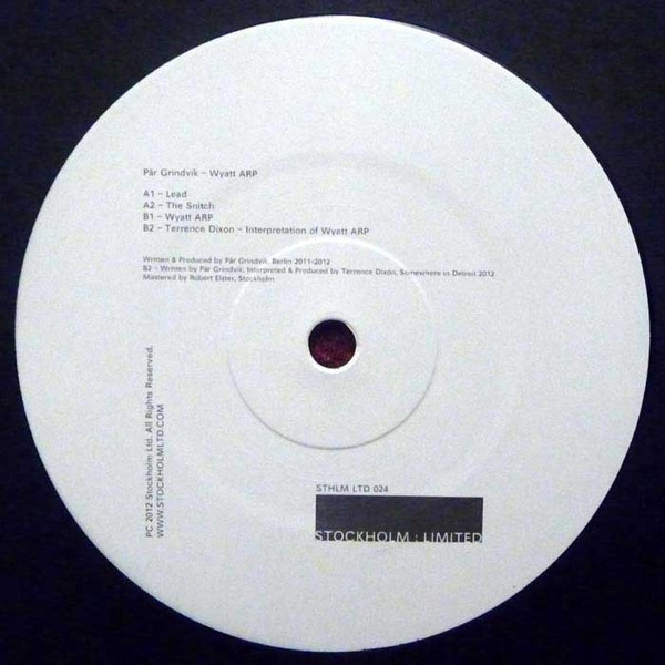 Pär Grindvik - Wyatt ARP | Stockholm LTD (STHLM LTD 024) - main Pär Grindvik - Wyatt ARP | Stockholm LTD (STHLM LTD 024) - main