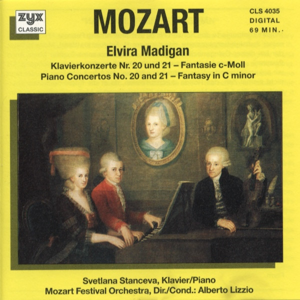 Wolfgang Amadeus Mozart , Svetlana Stanceva , Mozart Festival Orchestra , Alberto Lizzio - Elvira Madigan | ZYX Classic (CLS 4035)