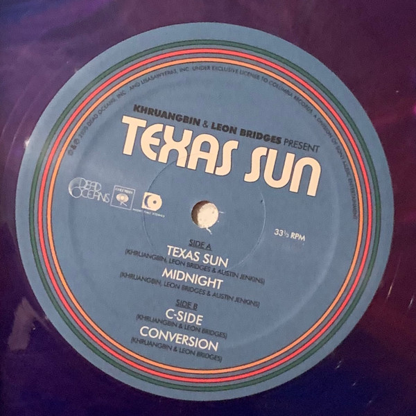 Khruangbin & Leon Bridges - Texas Sun | Dead Oceans (DOC214) - 3