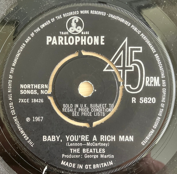 The Beatles - All You Need Is Love | Parlophone (R 5620) - 2