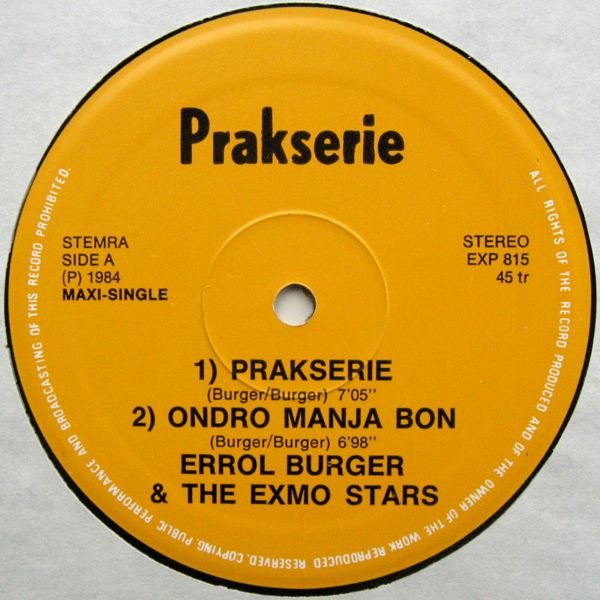 Errol Burger And The Exmo Stars - Prakserie | Exmo Production (EXP 815) - 3