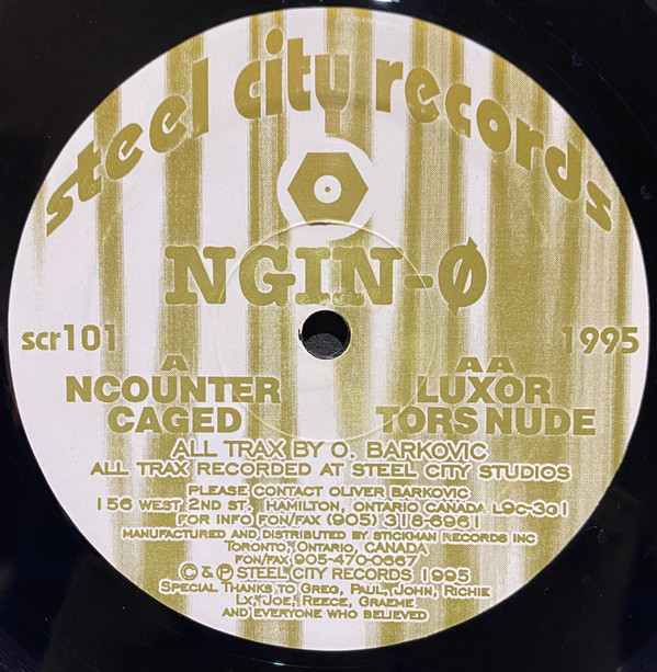 Ngin-O - Ncounter | Steel City Records (scr101) - main