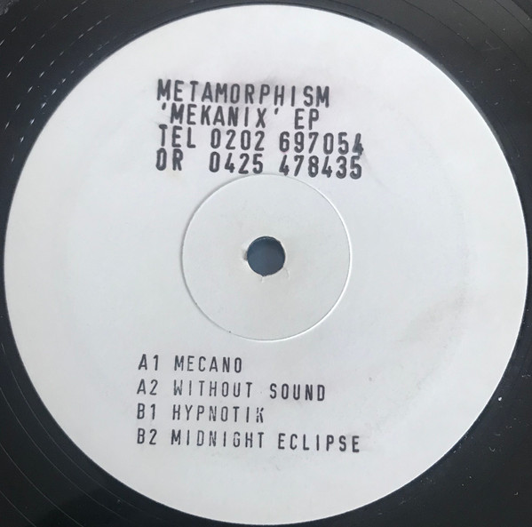 Metamorphism - The Mekanix EP | Weirdo Wax (12WW 001) - main