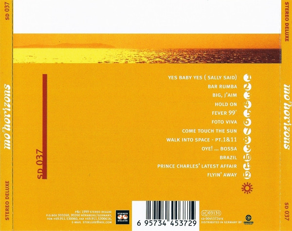 Mo' Horizons - Come Touch The Sun | Stereo Deluxe (SD 037) - 2 Mo' Horizons - Come Touch The Sun | Stereo Deluxe (SD 037) - 2