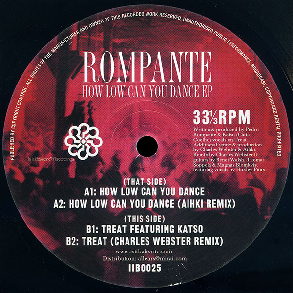 Rompante - How Low Can You Dance EP | Is It Balearic? Recordings (IIB0025) - main Rompante - How Low Can You Dance EP | Is It Balearic? Recordings (IIB0025) - main