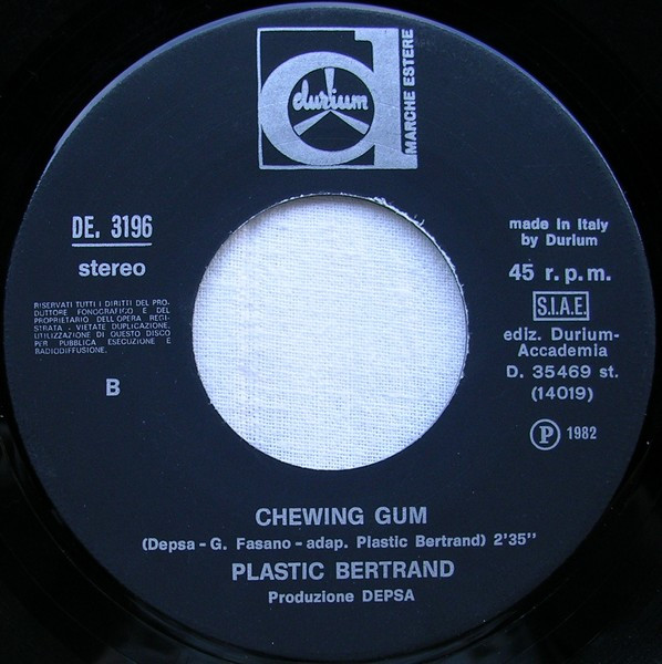 Plastic Bertrand - Ping Pong | Durium (DE 3196) - 4