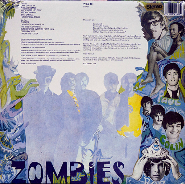 The Zombies - Odessey And Oracle | Big Beat Records (WIKD 181) - 2