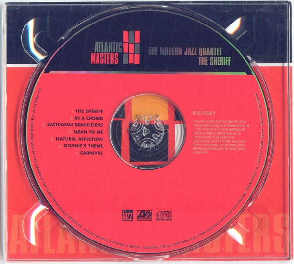 The Modern Jazz Quartet - The Sheriff | Warner Jazz (8122-73520-2) - 3