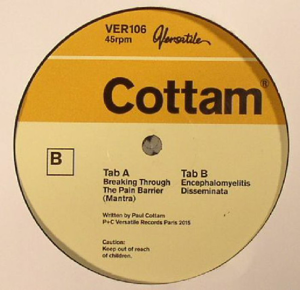 Cottam - Breaking Through The Pain Barrier EP (USED) | Versatile Records (VER106) - main Cottam - Breaking Through The Pain Barrier EP (USED) | Versatile Records (VER106) - main