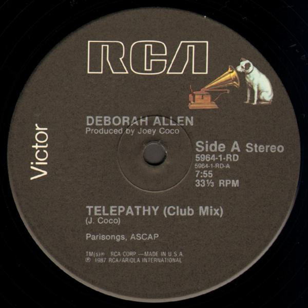Deborah Allen - Telepathy | RCA (5964-1-RD) - 2 Deborah Allen - Telepathy | RCA (5964-1-RD) - 2