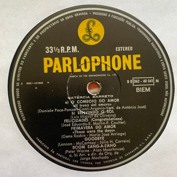 Natércia Barreto - Natercia Barreto Na America | Parlophone (8 E 062-40041) - 3