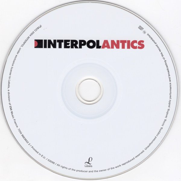 Interpol - Antics | Labels (7243 8663652 2) - 3