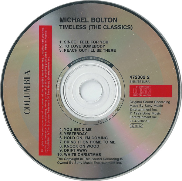 Michael Bolton - Timeless (The Classics) | Columbia (472302 2) - 3