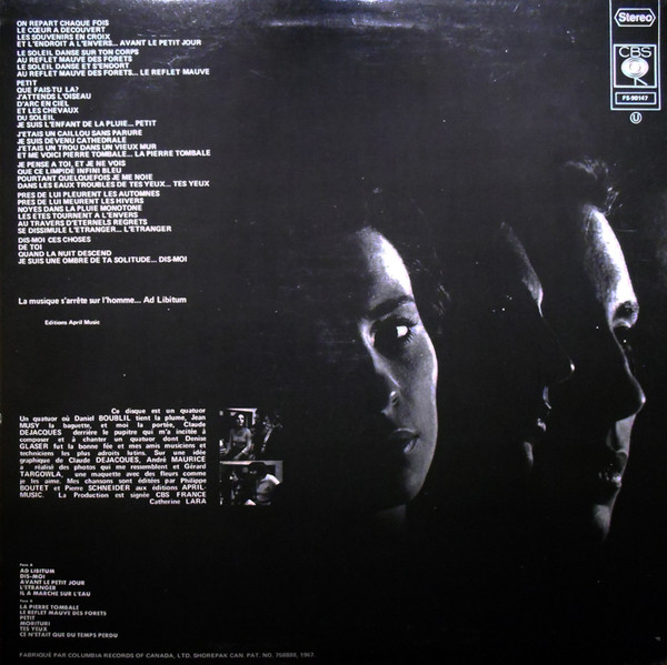 Catherine Lara - Ad Libitum [Vinyl] | CBS (FS-90147) - 2