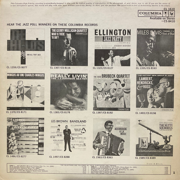 Various - Jazz Poll Winners | Columbia (CL 1610) - 2