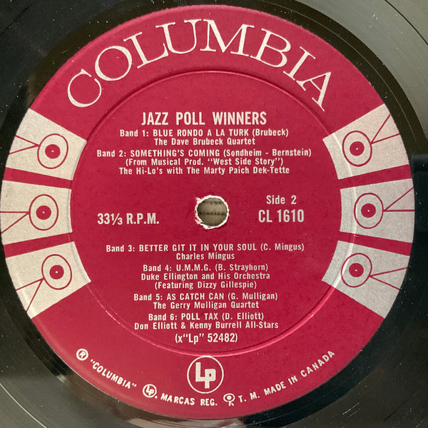 Various - Jazz Poll Winners | Columbia (CL 1610) - 4