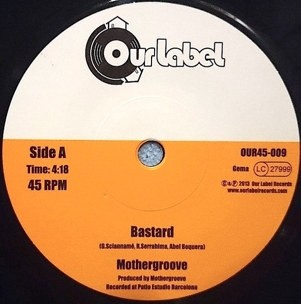 Mothergroove - Bastard / The Jam | Our Label Records (OUR45-009)