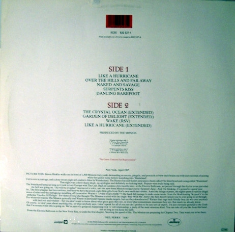 The Mission - The First Chapter | Mercury (832 527-1) - 2 The Mission - The First Chapter | Mercury (832 527-1) - 2
