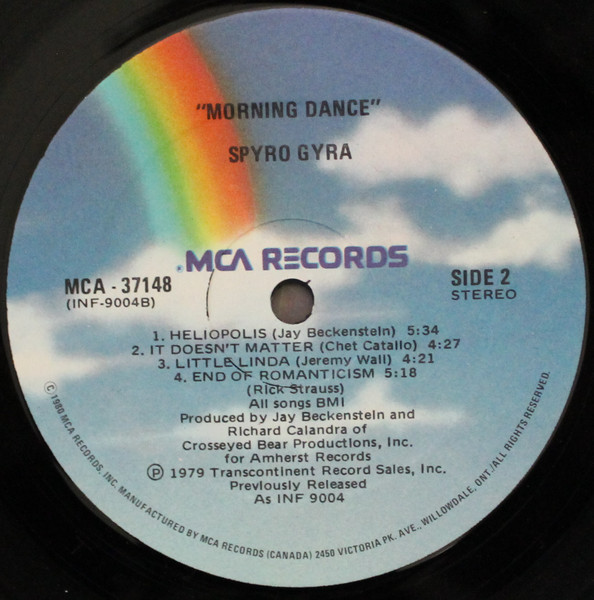 Spyro Gyra - Morning Dance | MCA Records (MCA 37148) - 4 Spyro Gyra - Morning Dance | MCA Records (MCA 37148) - 4