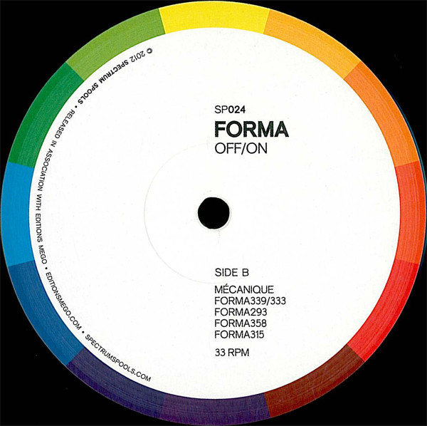 Forma - Off / On | Spectrum Spools (SP 024) - 4 Forma - Off / On | Spectrum Spools (SP 024) - 4
