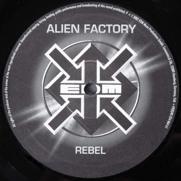 Alien Factory - Rebel | EDM (EDM 071-1) - 2