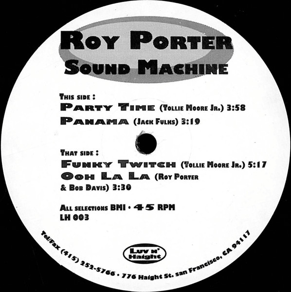 Roy Porter Sound Machine - Roy Porter Sound Machine | Luv N' Haight (LH 003)