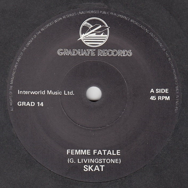 Skat - Femme Fatale | Graduate Records (GRAD 14) - 3