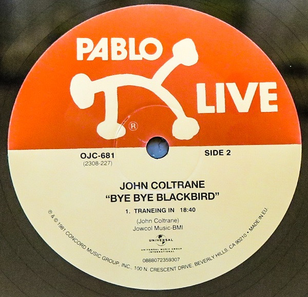 John Coltrane - Bye Bye Blackbird | Pablo Live (2308-227) - 4 John Coltrane - Bye Bye Blackbird | Pablo Live (2308-227) - 4