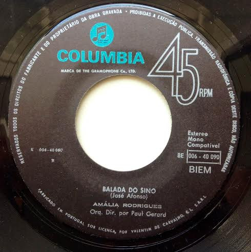 Amália Rodrigues - Natal Dos Simples | Columbia (8E 006 40090) - 4