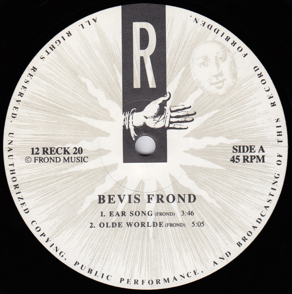 The Bevis Frond - Ear Song | Reckless Records (12 RECK 20) - main