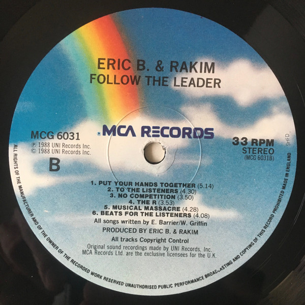 Eric B. & Rakim - Follow The Leader | MCA Records (MCG 6031) - 4 Eric B. & Rakim - Follow The Leader | MCA Records (MCG 6031) - 4