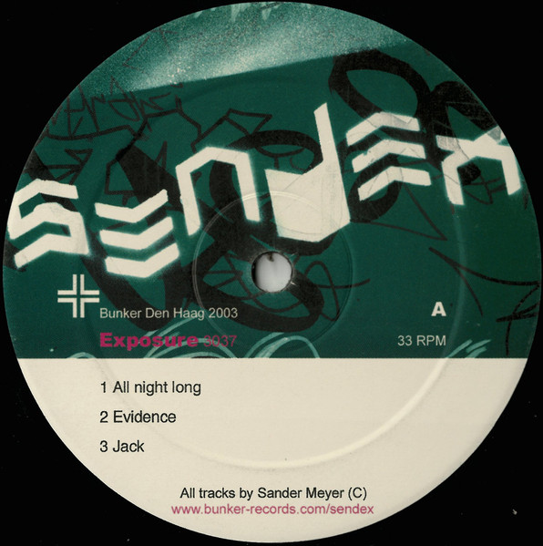 Sendex - Exposure | Bunker Records (BUNKER 3037)