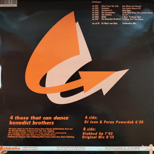 Benedict Brothers - 4 Those That Can Dance | Celebrative (cel007) - 4 Benedict Brothers - 4 Those That Can Dance | Celebrative (cel007) - 4