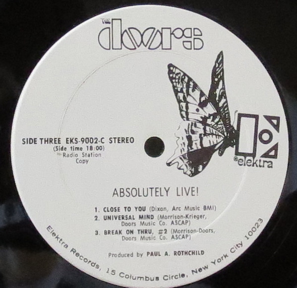 The Doors - Absolutely Live | Elektra (EKS-9002) - 4