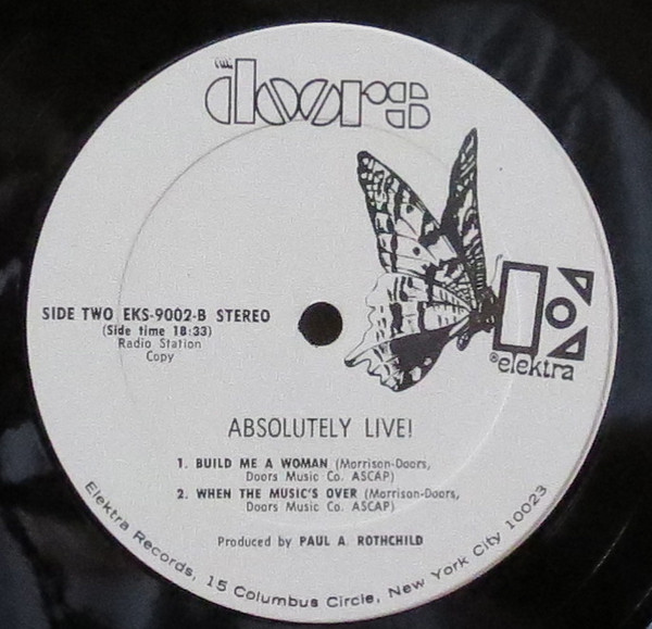 The Doors - Absolutely Live | Elektra (EKS-9002) - 3