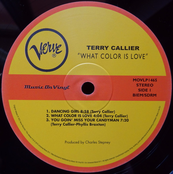 Terry Callier - What Color Is Love | Music On Vinyl (MOVLP1465) - 2 Terry Callier - What Color Is Love | Music On Vinyl (MOVLP1465) - 2