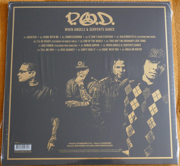P.O.D. - When Angels & Serpents Dance | Mascot Records (M76741) - 3 P.O.D. - When Angels & Serpents Dance | Mascot Records (M76741) - 3