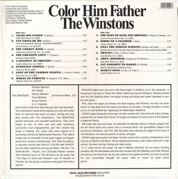 The Winstons - Color Him Father | Soul Jazz Records (SJR LP497) - 2 The Winstons - Color Him Father | Soul Jazz Records (SJR LP497) - 2
