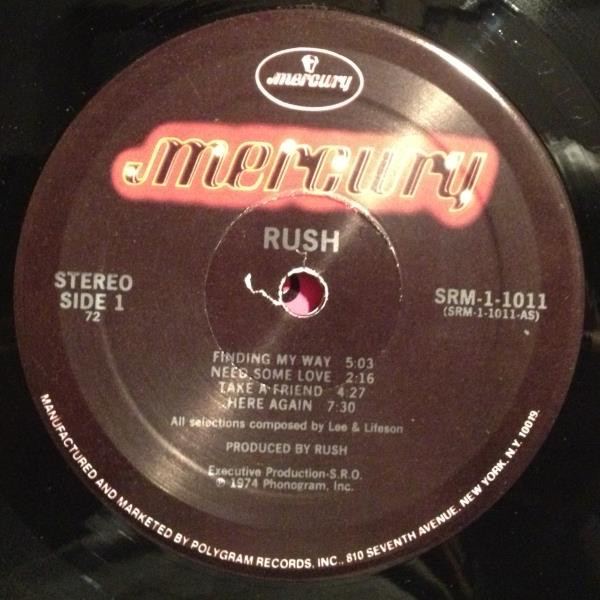 Rush - Rush | Mercury (SRM-1-1011) - 3