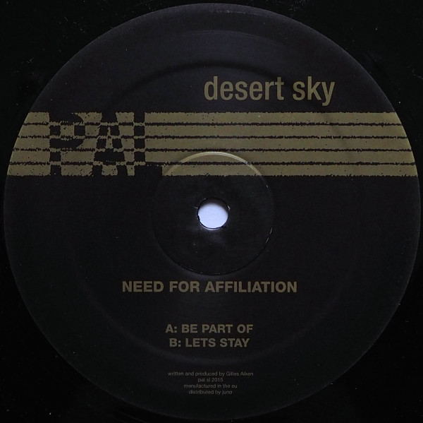 Desert Sky - Need For Affiliation | PAL SL (SL14) - 2