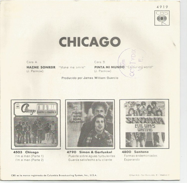 Chicago - Make Me Smile | CBS (4919) - 2