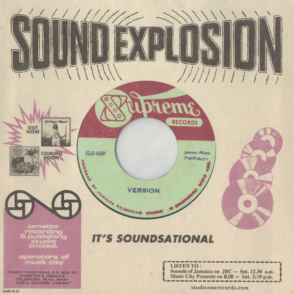 Errol Dunkley - Down Low | Supreme Records (CLD 4501) - 4