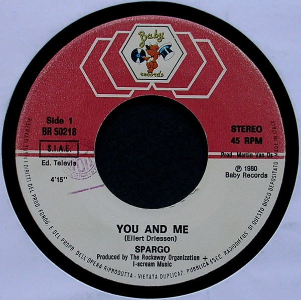 Spargo - You And Me | Baby Records (BR 50218) - 3