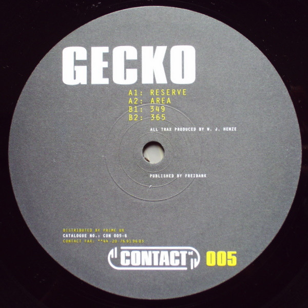 Gecko - Reserve Areas | Contacted (CON 005-6)