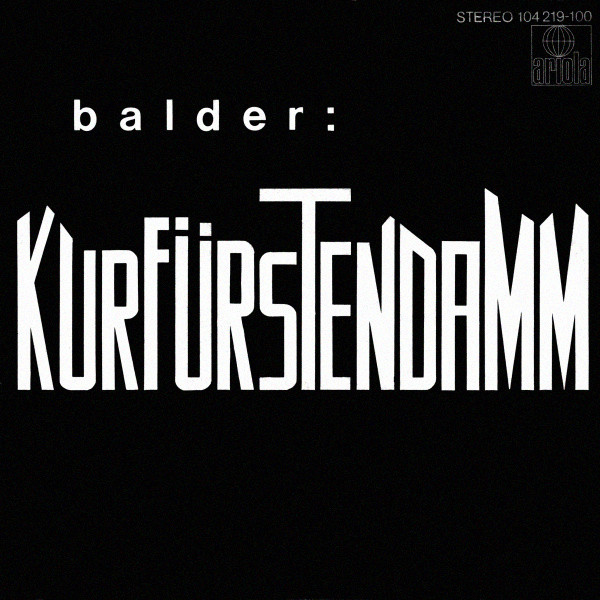 Hugo Egon Balder - Kurfürstendamm | Ariola (104 219)