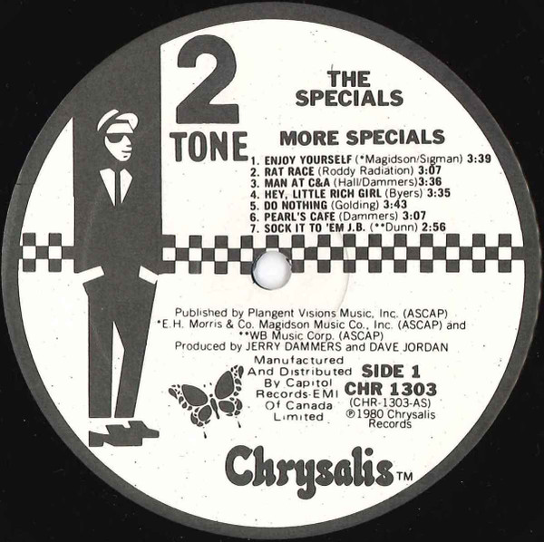 The Specials - More Specials | Chrysalis (CHR 1303) - 3